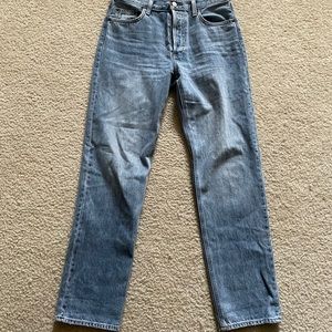 Straight leg jeans full length